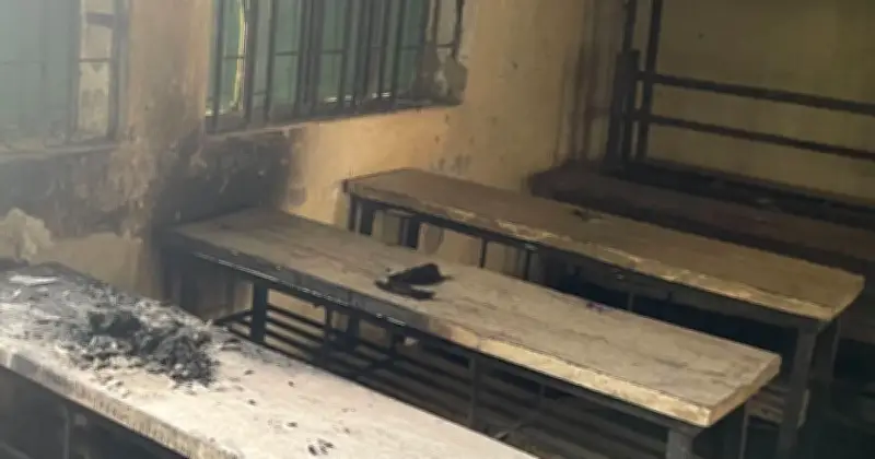 নেত্রকোনায় নির্বাচনী কেন্দ্রে অগ্নিসংযোগ: সদর ও পূর্বধলায় চারটি স্কুল পুড়েছে