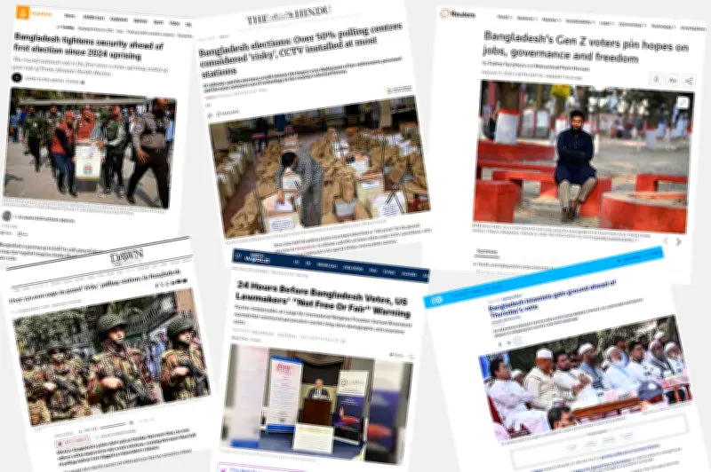 আন্তর্জাতিক গণমাধ্যমে বাংলাদেশের নির্বাচন: জেন-জি ভোটারদের প্রত্যাশা ও নিরাপত্তা জোরদার
