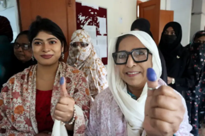 রাজশাহীতে ত্রয়োদশ জাতীয় সংসদ নির্বাচনে নারী ভোটারদের উচ্ছ্বাস
