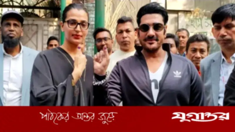 অনন্ত জলিল ও বর্ষার ভোটদান: 'সুন্দর বাংলাদেশ গড়তে চাই' বললেন অভিনেতা