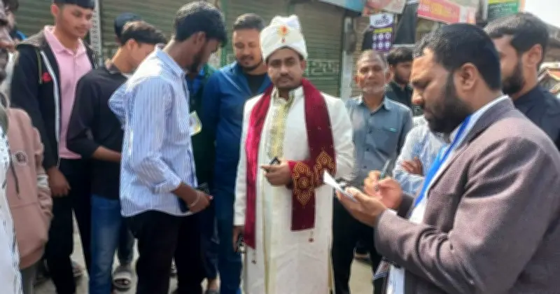 বিয়ের দিনে ভোটকেন্দ্রে সামিউল ইসলাম: নাগরিক দায়িত্বের অনন্য দৃষ্টান্ত