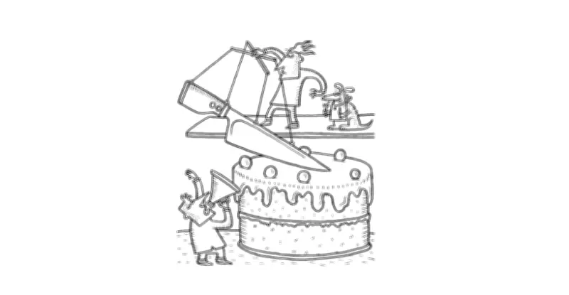 কেক ভাগাভাগির জটিল গণিত: ন্যায্য বণ্টনের সহজ ও জাদুকরী সমাধান