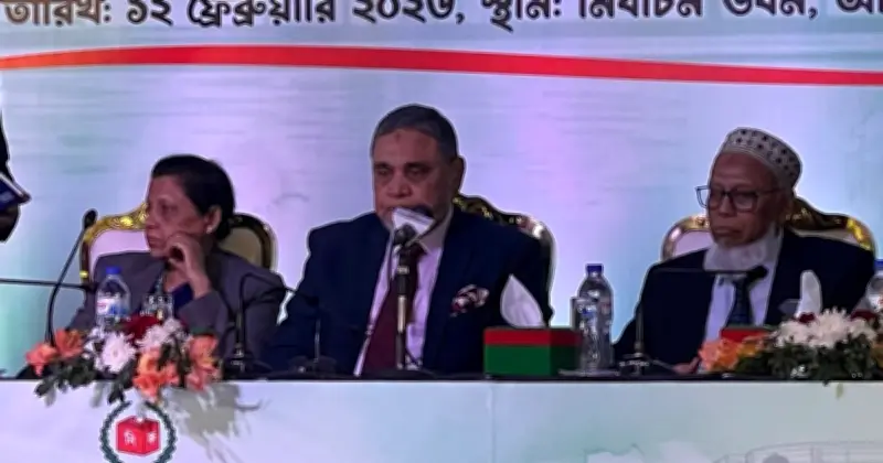 সিইসি নাসির উদ্দিনের মন্তব্য: ত্রয়োদশ সংসদ নির্বাচন অতীতের তুলনায় ভালো হয়েছে