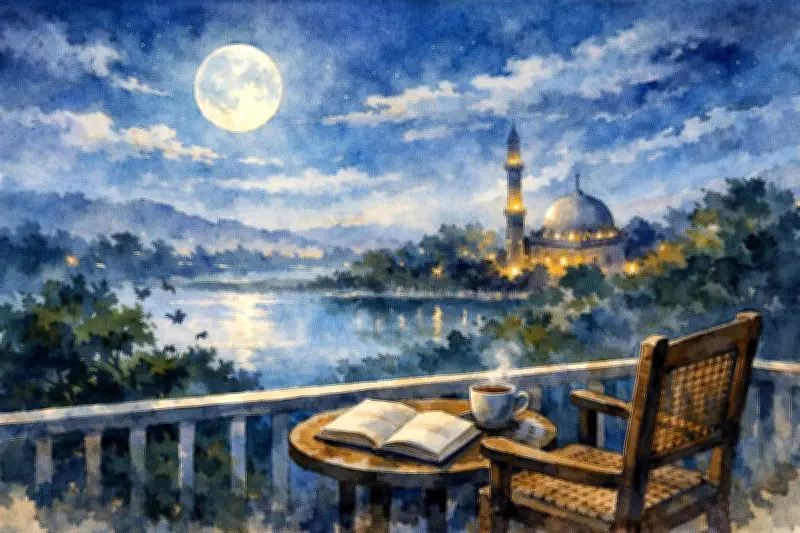 বারান্দায় একাকী মুহূর্ত: মেঘ, জোছনা ও আধ্যাত্মিক প্রশান্তির গল্প