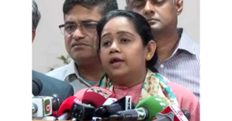 ঢাকা-১৪ আসনে ভোট কারচুপির অভিযোগ তুলে বিএনপির সানজিদা ইসলাম তুলি পুনর্নির্বাচন দাবি