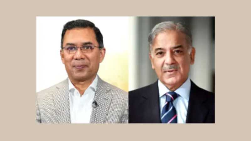পাকিস্তানের প্রধানমন্ত্রী শাহবাজ শরিফের ফোনে বিএনপি চেয়ারম্যান তারেক রহমানকে অভিনন্দন
