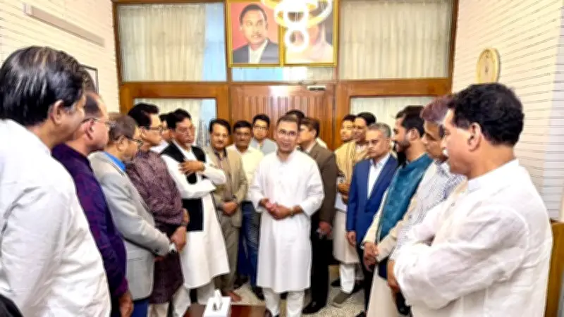 বিএনপি চেয়ারম্যান তারেক রহমানের সঙ্গে বিজয়ী সংসদ সদস্যদের সৌজন্য সাক্ষাৎ