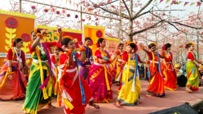 সুনামগঞ্জের শিমুলবাগানে বসন্ত উৎসব: সংগীত-নৃত্যে মুখরিত প্রকৃতির কোলে