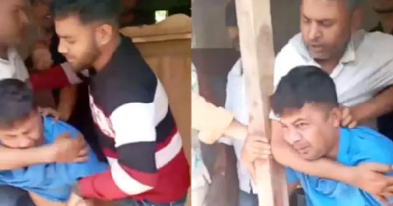 বরিশালের উজিরপুরে শিক্ষক উত্তম কুমারের উপর প্রকাশ্যে মারধরের ঘটনায় নিন্দার ঝড়