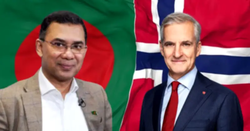 নরওয়ের প্রধানমন্ত্রীর অভিনন্দন: ত্রয়োদশ সংসদ নির্বাচনে বিজয়ী তারেক রহমানকে শুভেচ্ছা