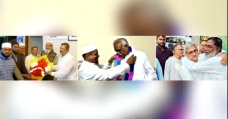 রাজশাহীতে নির্বাচন-পরবর্তী রাজনৈতিক সম্প্রীতি: বিজয়ী-পরাজিত প্রার্থীদের মধ্যে মিষ্টি ও ফুল বিনিময়