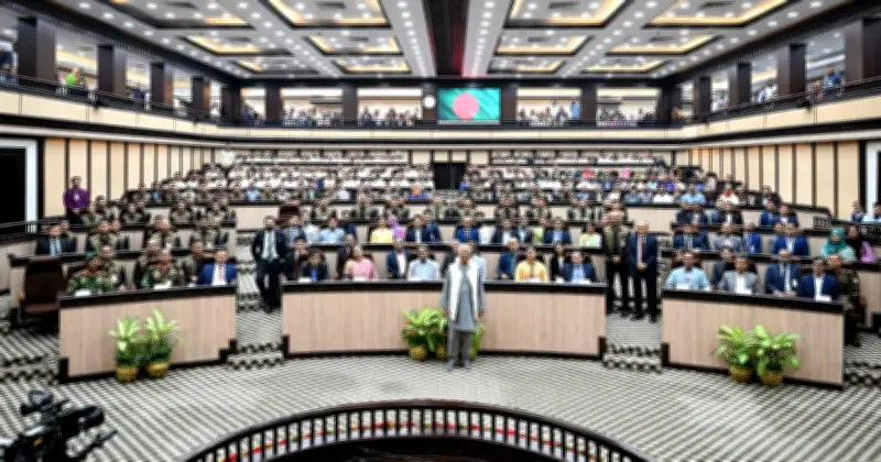 অন্তর্বর্তী সরকারের প্রধান উপদেষ্টা ড. মুহাম্মদ ইউনূসের বিদায়ী বক্তব্য ও ফটোসেশন