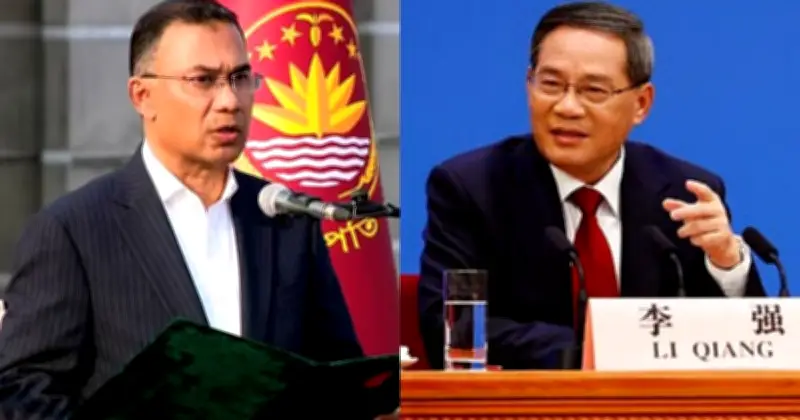 চীনের প্রধানমন্ত্রী লি কিয়াং বাংলাদেশের নতুন প্রধানমন্ত্রী তারেক রহমানকে অভিনন্দন জানালেন