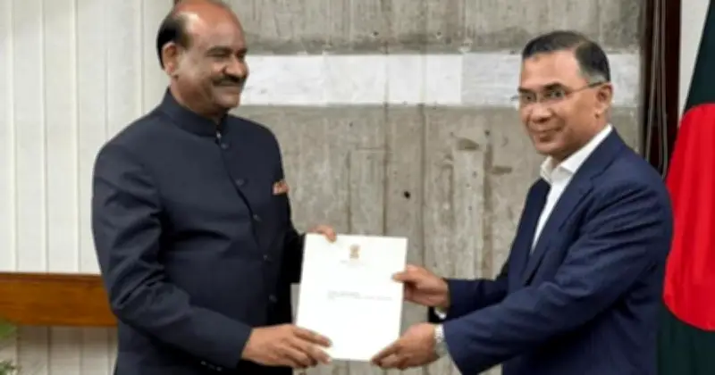 প্রধানমন্ত্রী তারেক রহমানের সঙ্গে ভারতের স্পিকার ওম বিড়লার সৌজন্য সাক্ষাৎ ও সফরের আমন্ত্রণ