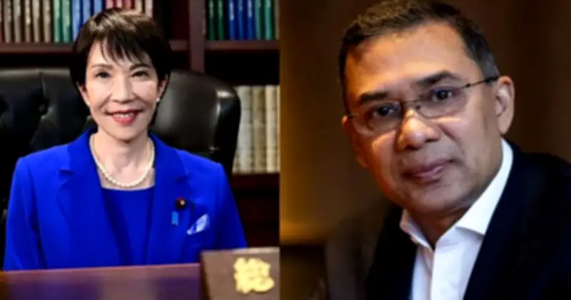 জাপানের প্রধানমন্ত্রী তাকাইচি সানাই বাংলাদেশের প্রধানমন্ত্রী তারেক রহমানকে অভিনন্দন জানালেন