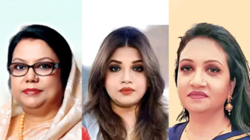 নতুন বিএনপি সরকারে তিন নারী মন্ত্রী ও প্রতিমন্ত্রীর শপথ, বাবার পথেই রাজনীতি