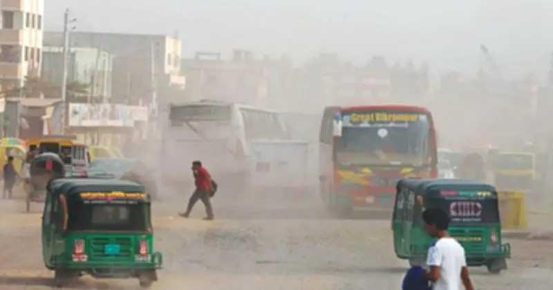 বায়ুদূষণে ঢাকা বিশ্বের দ্বিতীয় স্থানে, লাহোর শীর্ষে