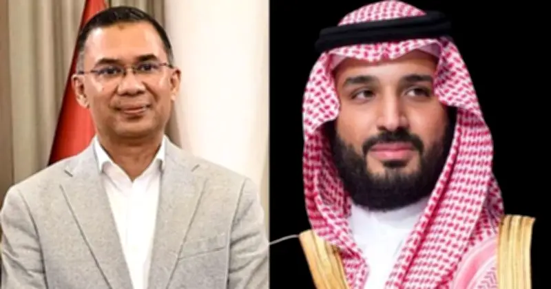 সৌদি ক্রাউন প্রিন্সের অভিনন্দন: তারেক রহমানের প্রধানমন্ত্রী হিসেবে শপথ গ্রহণ