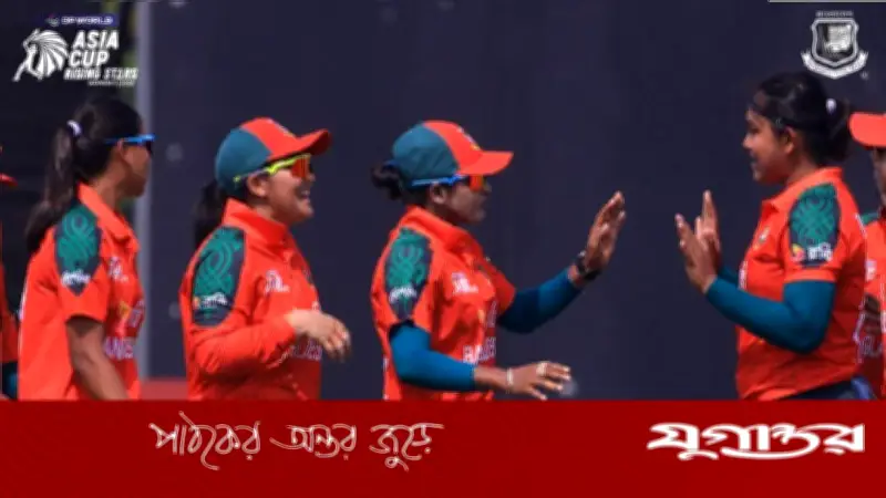 এশিয়া কাপ রাইজিং স্টারস: মালয়েশিয়াকে উড়িয়ে দিয়ে গ্রুপ চ্যাম্পিয়ন বাংলাদেশ