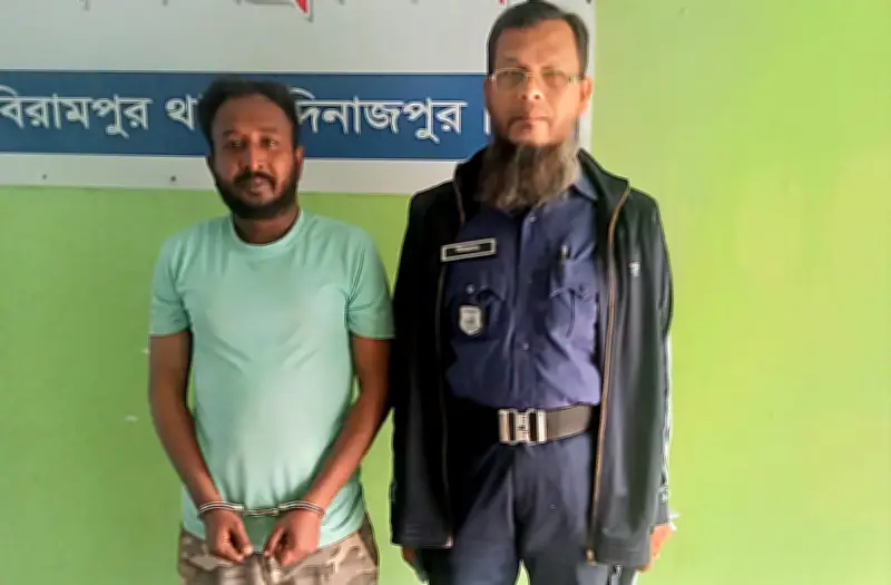 দিনাজপুরের বিরামপুরে ছাত্রদল নেতার বিরুদ্ধে ধর্ষণচেষ্টার মামলায় গ্রেপ্তার