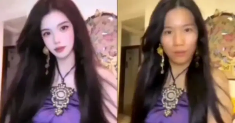 লাইভ স্ট্রিমে বিউটি ফিল্টার সরে যাওয়ায় চীনা ইনফ্লুয়েন্সারের আসল চেহারা প্রকাশ, অনুসারী হারানোর দাবি