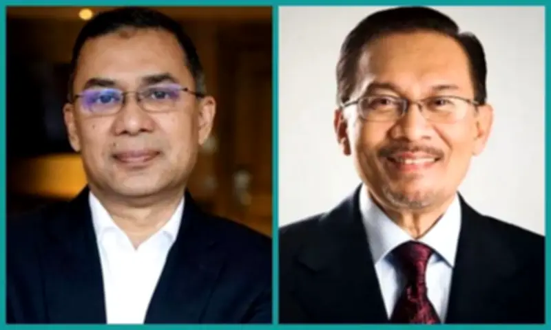 মালয়েশিয়ার প্রধানমন্ত্রী আনোয়ার ইব্রাহিমের ফোনে বাংলাদেশের প্রধানমন্ত্রী তারেক রহমানকে শুভেচ্ছা