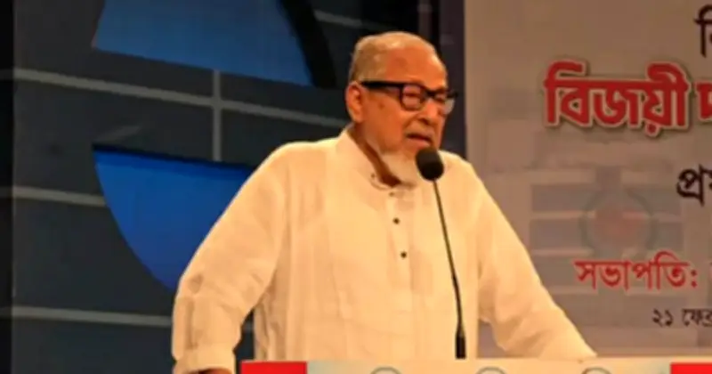 নজরুল ইসলাম খানের দাবি: দেশ গঠনে তরুণদের দক্ষতাই সবচেয়ে বেশি প্রয়োজন