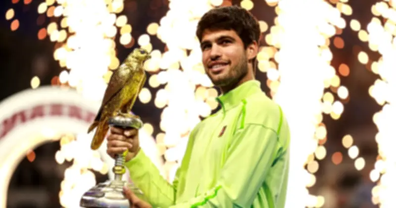 কার্লোস আলকারাজের ধ্বংসাত্মক ফর্মে কাতার ওপেন জয়, আর্থার ফিলসকে উড়িয়ে দিলেন