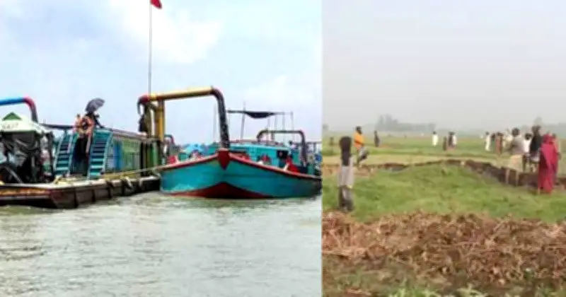 ব্রাহ্মণবাড়িয়ায় অবৈধ বালু উত্তোলনের প্রতিবাদে অস্ত্রধারীদের গুলিতে ছয়জন আহত