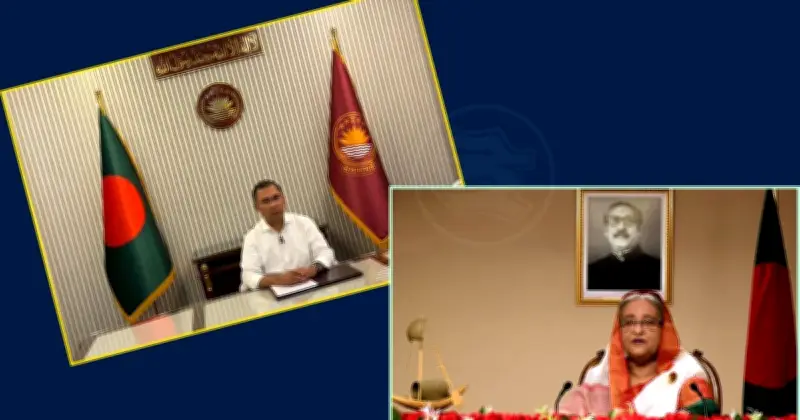 প্রধানমন্ত্রী তারেক রহমানের ভাষণে ঐতিহ্য ভঙ্গ: দলীয় প্রতীক ও ব্যক্তিগত ছবি বর্জন