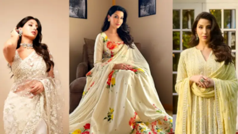 বলিউডের নৃত্যশিল্পী নোরা ফাতেহির স্নিগ্ধ আভিজাত্যময় লুকের ঝলক