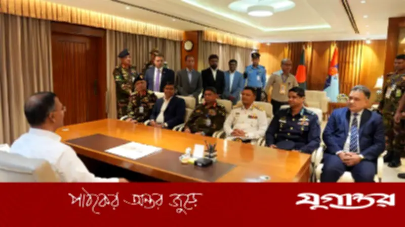 প্রধানমন্ত্রী তারেক রহমানের প্রথমবার সশস্ত্র বাহিনী বিভাগে অফিস কার্যক্রম