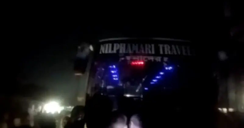 পঞ্চগড়ে বাসের ধাক্কায় মা ও কন্যা নিহত, আহত আরেক কন্যা