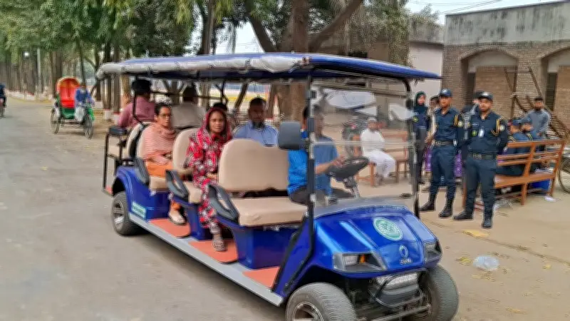 কারাগারে স্বজনদের যাতায়াত সহজ করতে চালু হলো গলফ কার সেবা