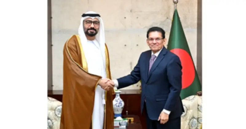 বাংলাদেশের পররাষ্ট্রমন্ত্রীর সঙ্গে সংযুক্ত আরব আমিরাতের রাষ্ট্রদূতের সৌজন্য সাক্ষাৎ অনুষ্ঠিত
