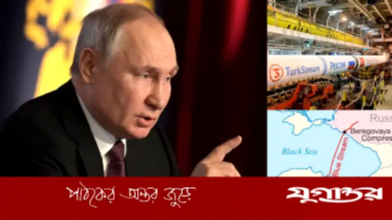 তুরস্কের গ্যাস পাইপলাইনে হামলার সম্ভাবনা, রুশ প্রেসিডেন্ট পুতিনের সতর্কতা
