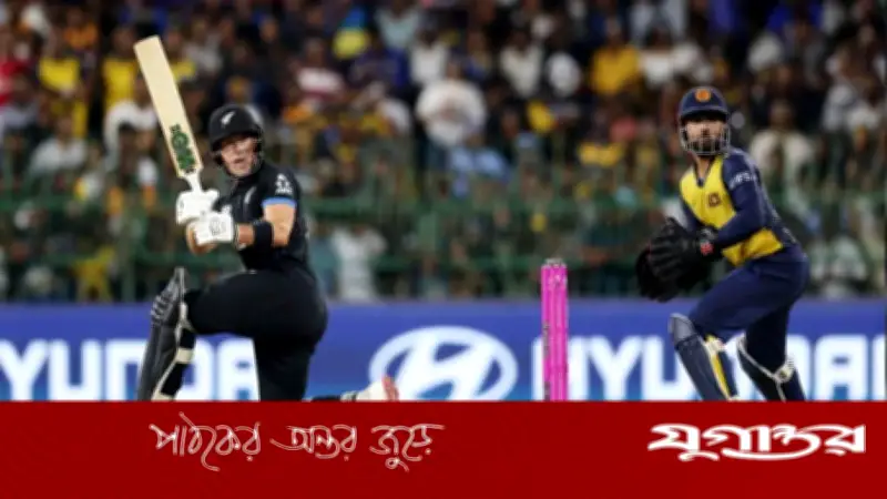 টি-টোয়েন্টি বিশ্বকাপে নিউজিল্যান্ডের চ্যালেঞ্জিং স্কোর, ম্যাকনকি-স্যান্টনারের ঝড়ো পার্টনারশিপ