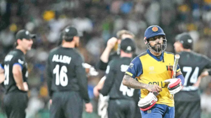 শ্রীলঙ্কার বিশ্বকাপ বিদায় নিশ্চিত, নিউজিল্যান্ডের সেমিফাইনালের আশা উজ্জ্বল