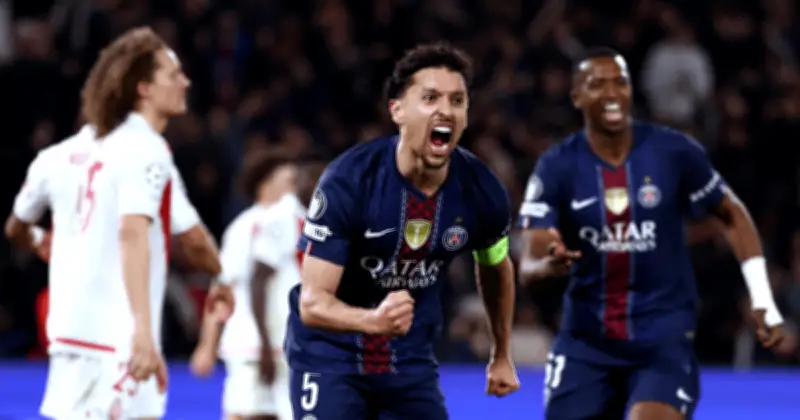 নাটকীয়তায় শেষ ষোলোতে পিএসজি, মোনাকোর লাল কার্ডে মোড় ঘুরল ম্যাচ