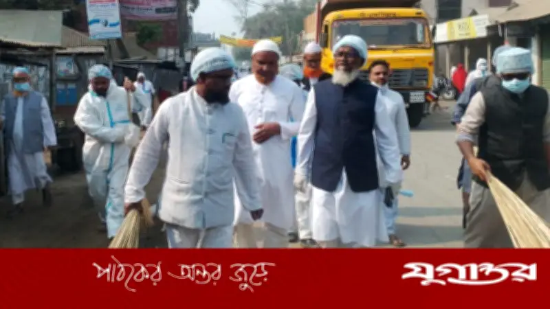 কুড়িগ্রামের রৌমারীতে জামায়াতে ইসলামীর নেতৃত্বে শহর পরিষ্কার অভিযান শুরু