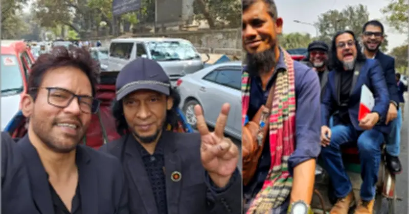 একুশে পদক পেয়ে রিকশায় ফিরলেন ওয়ারফেজ ব্যান্ডের শিল্পীরা