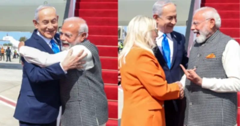 মোদির ইসরায়েল সফর: 'মোদি হাগ' ও দুই দেশের সম্পর্কের উষ্ণতা