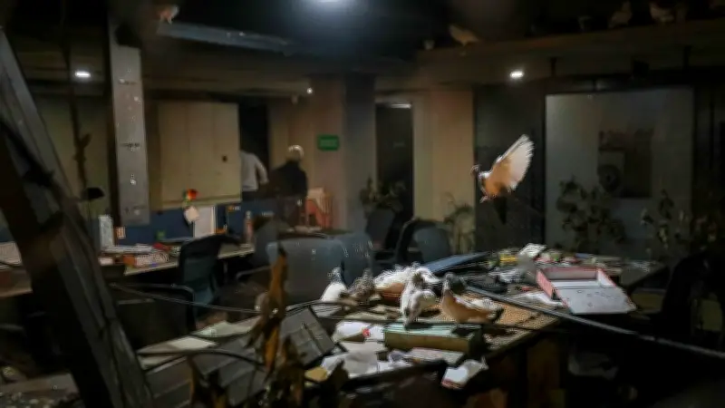 প্রথম আলো ভবনে শিল্পকর্ম প্রদর্শনী: অগ্নিদগ্ধ ভবনের শৈল্পিক রূপে মোহিত দর্শনার্থীরা