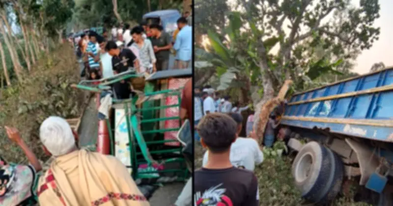 টাঙ্গাইলের ঘাটাইলে ট্রাক-অটোরিকশা সংঘর্ষে দুই নিহত, তিনজন আহত