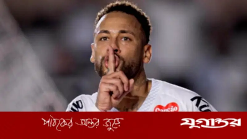 নেইমারের জোড়া গোলে সান্তোসের জয়, কোচের চাকরি রক্ষা