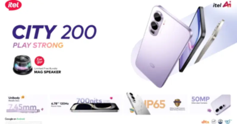 itel CITY 200: বাংলাদেশে লঞ্চ হলো নতুন স্মার্টফোন, 120Hz ডিসপ্লে ও AI সহায়ক