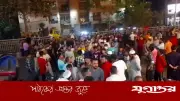 চাঁদাবাজির প্রতিবাদে আদাবর থানা ঘেরাও: ব্যবসায়ী ও সাধারণ মানুষের বিক্ষোভ