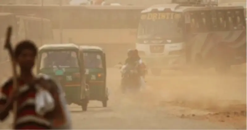 বিশ্বের সবচেয়ে দূষিত শহরের তালিকায় ঢাকার পঞ্চম স্থান, এয়ার কোয়ালিটি ইনডেক্স ১৭৮