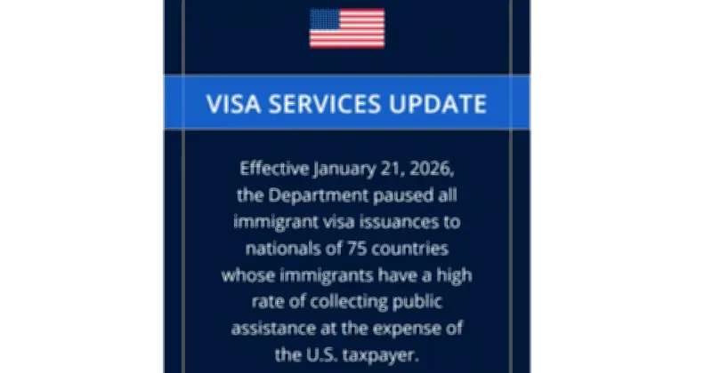 যুক্তরাষ্ট্রের অভিবাসী ভিসা জারি স্থগিত, বাংলাদেশসহ ৭৫ দেশের নাগরিকরা ক্ষতিগ্রস্ত