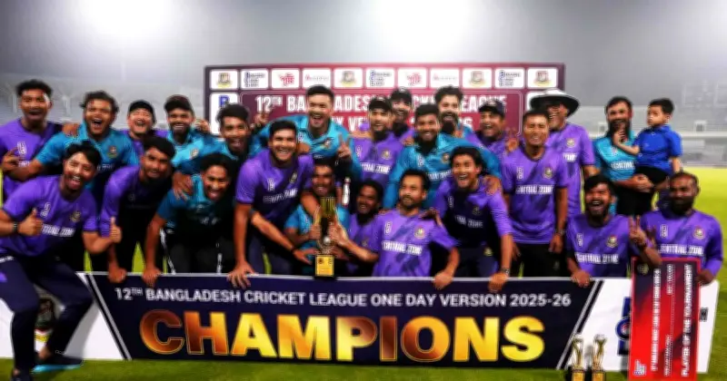 বিসিএল ওয়ানডে ফাইনালে সেন্ট্রাল জোনের জয়, সাইফ-নাঈমের জুটিতে নর্থ জোনকে হার